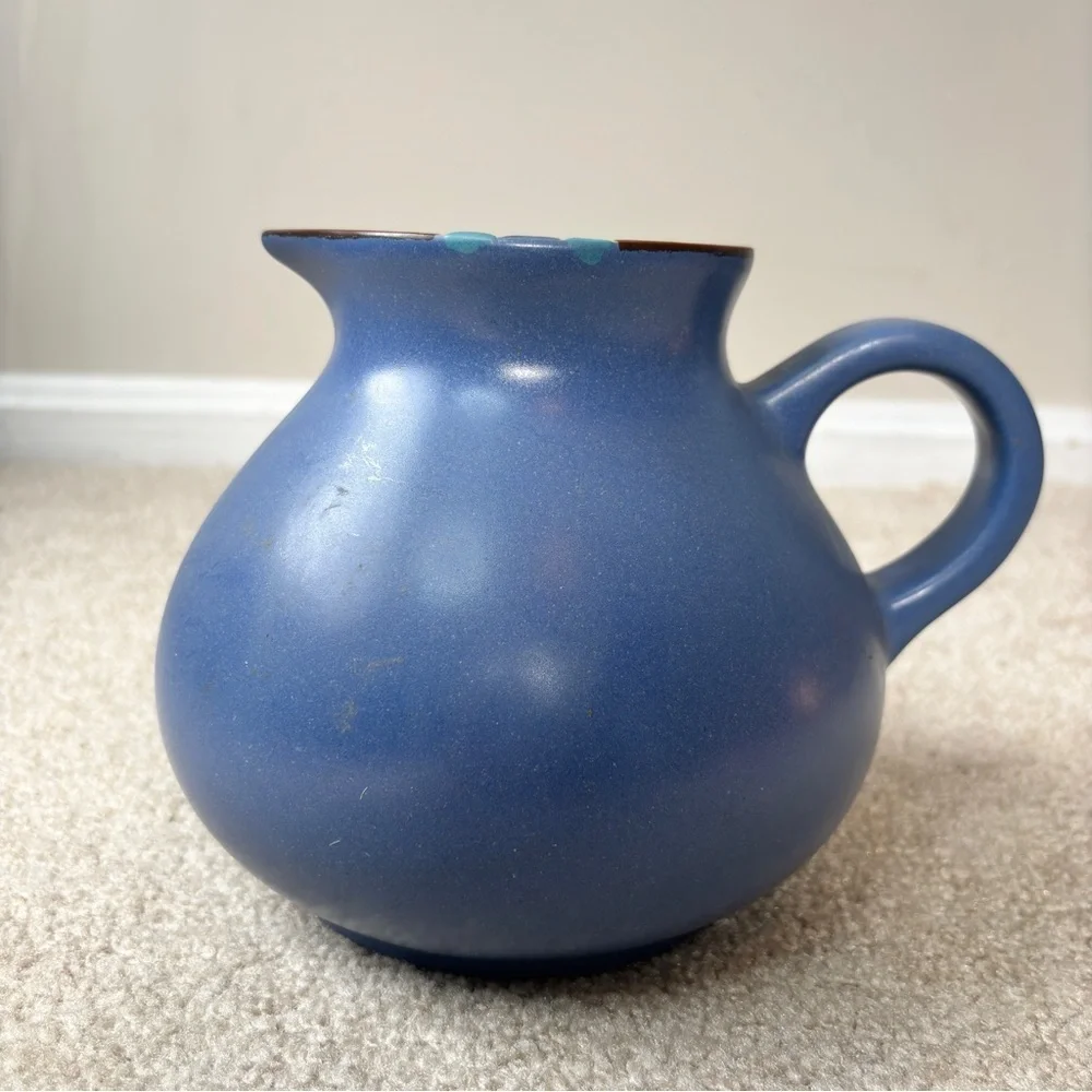 Dansk Mesa Sky Blue Ceramic Pitcher KW Portugal